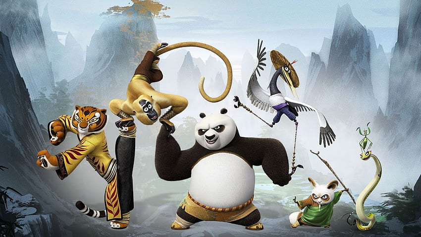 Kung-Fu-Panda, Kung-Fu-Panda 3, Panda-Filme, Meister Shifu HD-Hintergrundbild