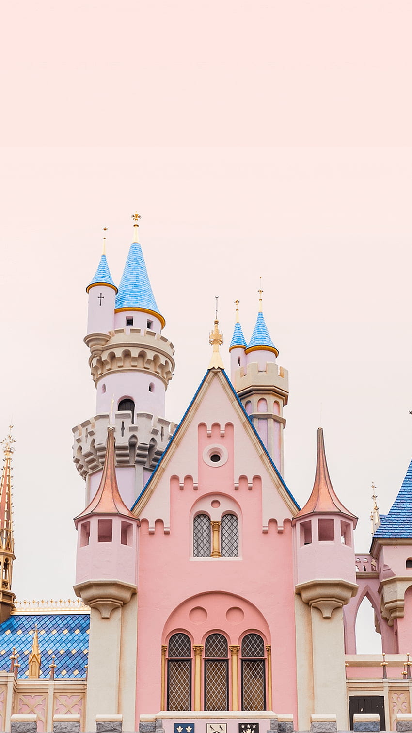 Tech Love 06: Dreamy Disneyland Emmygination in 2020. iphone disney princess, iphone disney, telefon Disneya, minimalistyczny zamek Disneya Tapeta na telefon HD