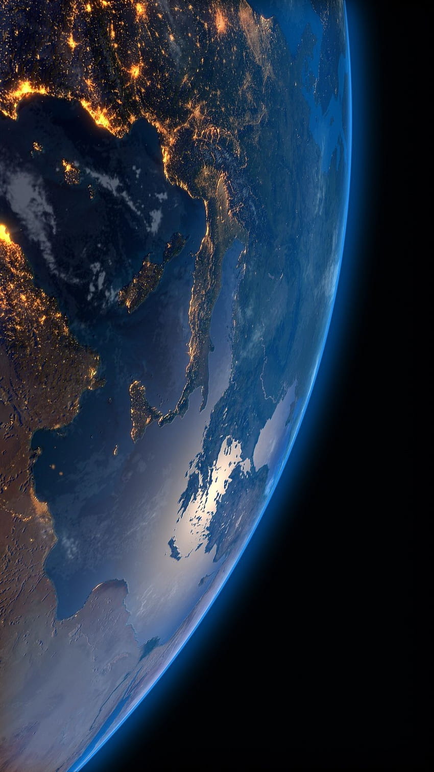 Live For Smartphone Looped Video Background - Earth iPhone, Night World HD phone wallpaper