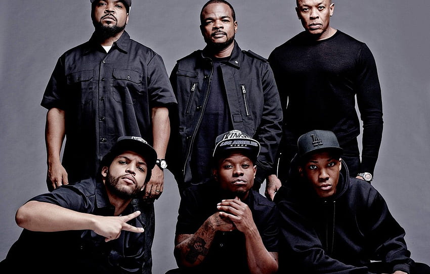actors, Ice Cube, N.W.A, Dr. Dre, Straight Outta, Straight Outta Compton HD wallpaper