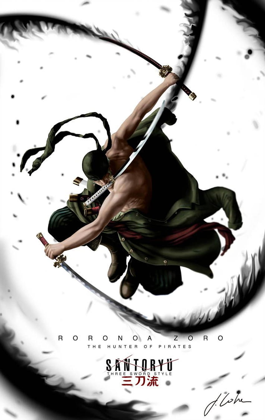 Roronoa Zoro by jot8801. Bajak laut, Gambar realistis, Gambar, Epic Zoro HD phone wallpaper