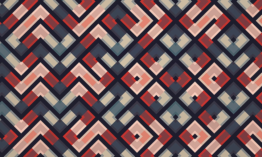 Wzór, linie, kwadraty, kolorowe, abstrakcja Tapeta HD