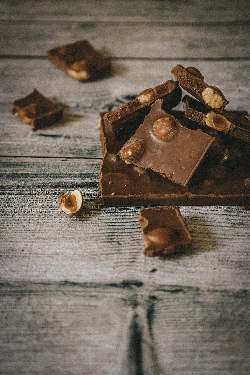 Food Chocolate Desert Nuts Sweetness Hd Phone Wallpaper Pxfuel