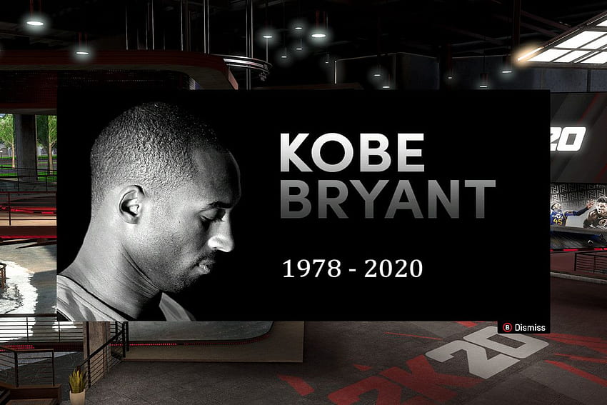 Kobe Bryant death: NBA 20 players and studio pay tribute in game, Rip Kobe Bryant HD wallpaper