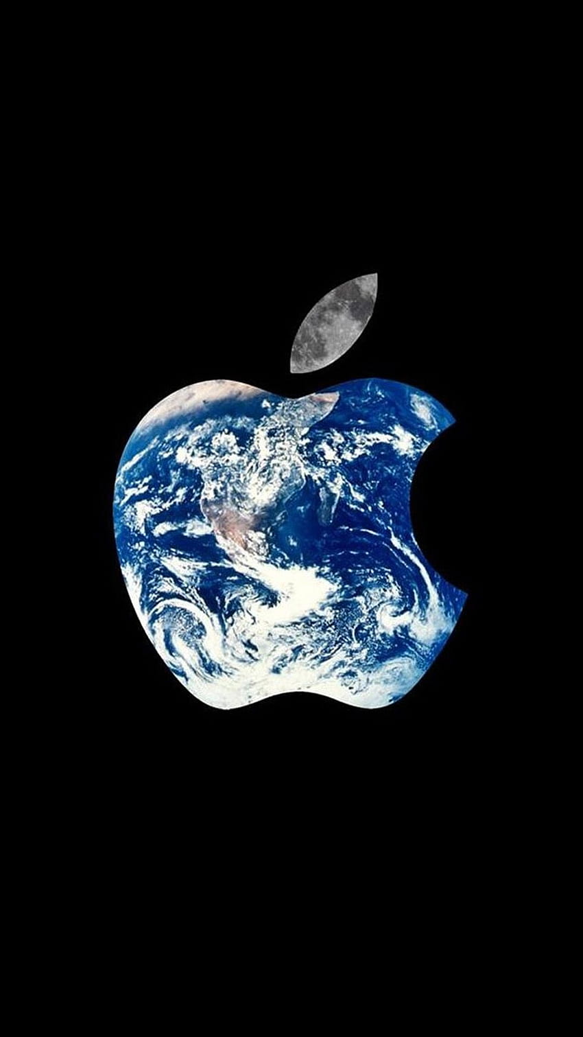 Ziemia Apple LOGO iPhone 7 i 7 Plus Tapeta na telefon HD