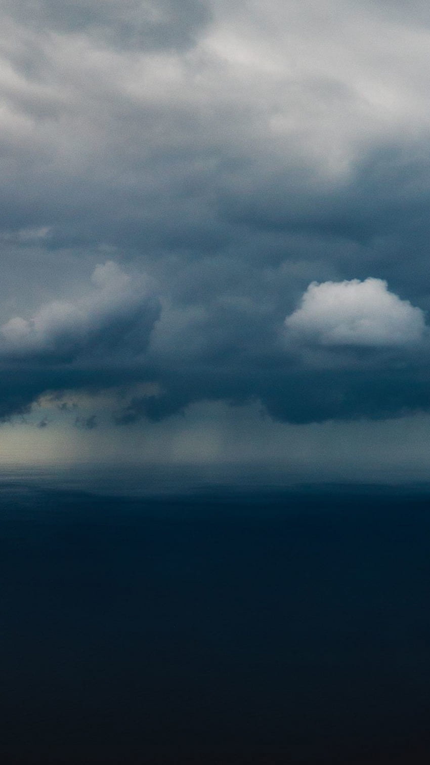 storm, clouds, blue dark, sky, iphone 7, iphone 8, , background, 17998, Rain Clouds iPhone HD phone wallpaper