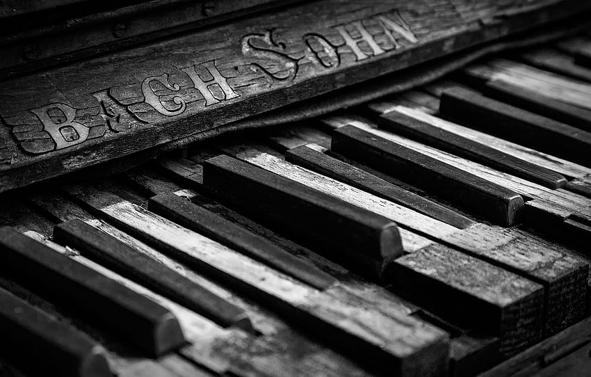 keys, Broken, old piano, Bach for , section макро - , Broken Piano HD wallpaper