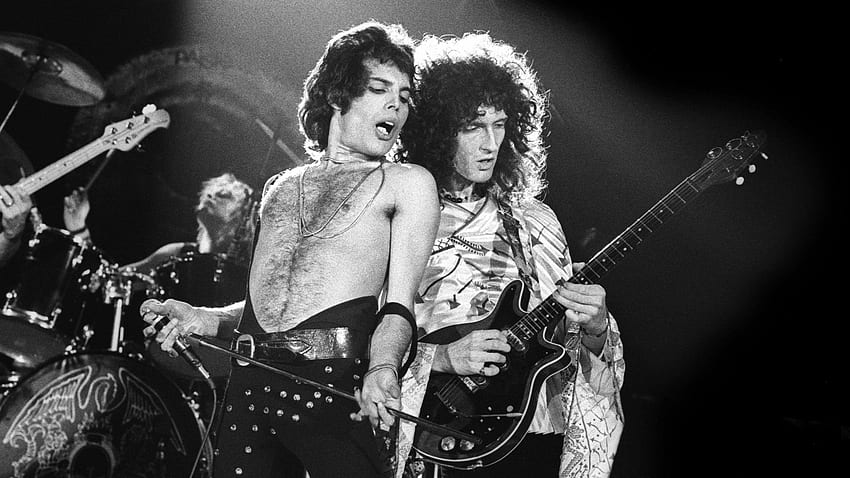 Brian May Freddie Mercury Sfondo HD