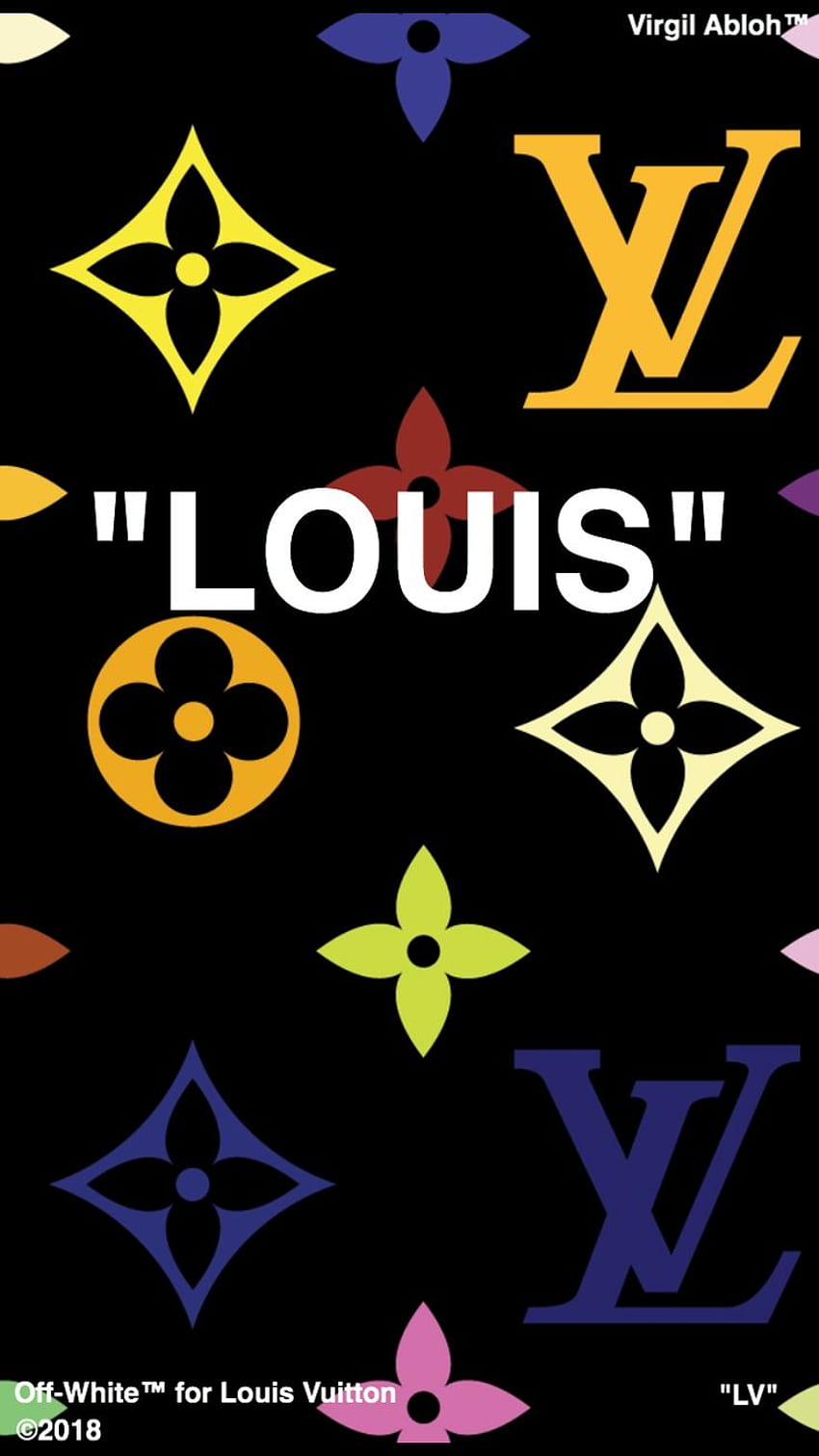 Louis Vuitton Virgil Abloh, Louis Vuitton Multicolor HD wallpaper