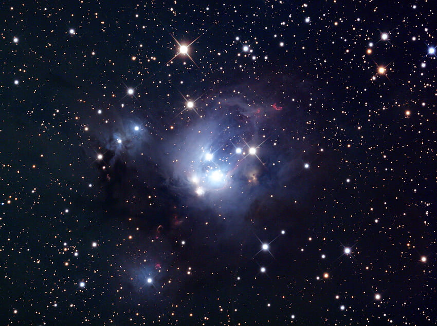 Stars, Universe, Star Cluster, Ngc 7129 HD wallpaper