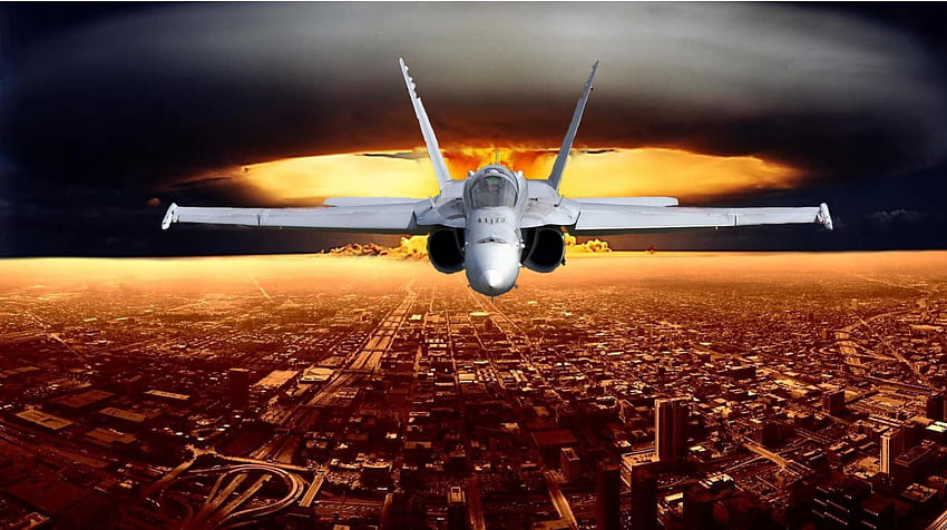 The End BOMB, f-18, เครื่องบินรบ, , ระเบิด วอลล์เปเปอร์ HD