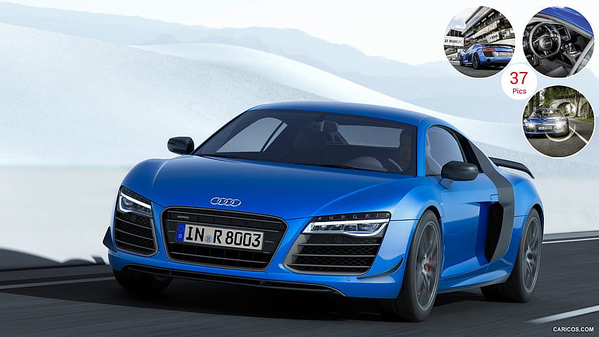 Audi R8 LMX (Efecto Ara Blue Crystal) - Delantero. fondo de pantalla ...