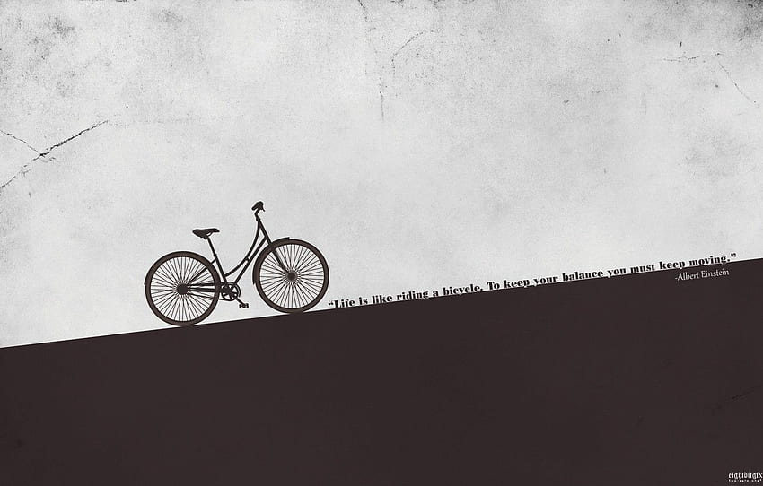 Bike, art, bicycle, the phrase for HD wallpaper | Pxfuel