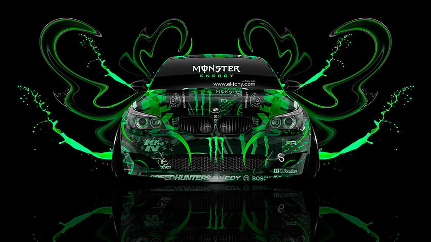 Monster Energy, Voiture Monster Energy Fond d'écran HD