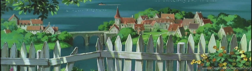 Latar Belakang Layanan Pengiriman Studio Ghibli Kiki, Studio Ghibli 3840 X 1080 Wallpaper HD