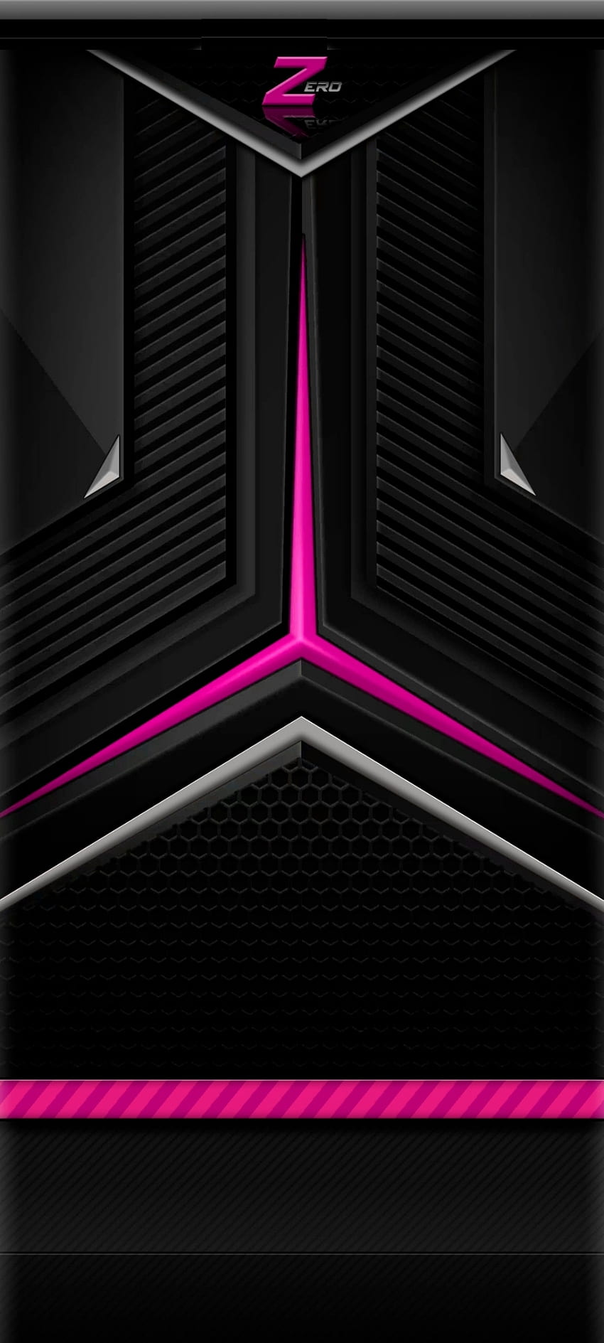 Pink Zero, magenta, pastel, premium, entreprise, propriété matérielle, noir, métal Fond d'écran de téléphone HD