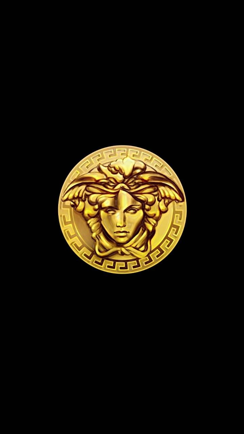 Versace Medusa Gold by HD phone wallpaper