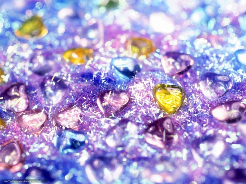 tinsel, colorful, beads, Beads HD wallpaper
