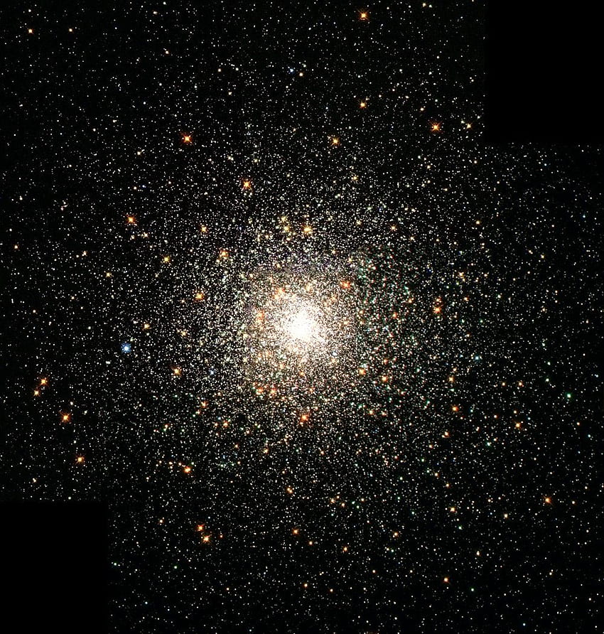 A Close Up Of The Bright Center Of A Star Cluster. HD phone wallpaper