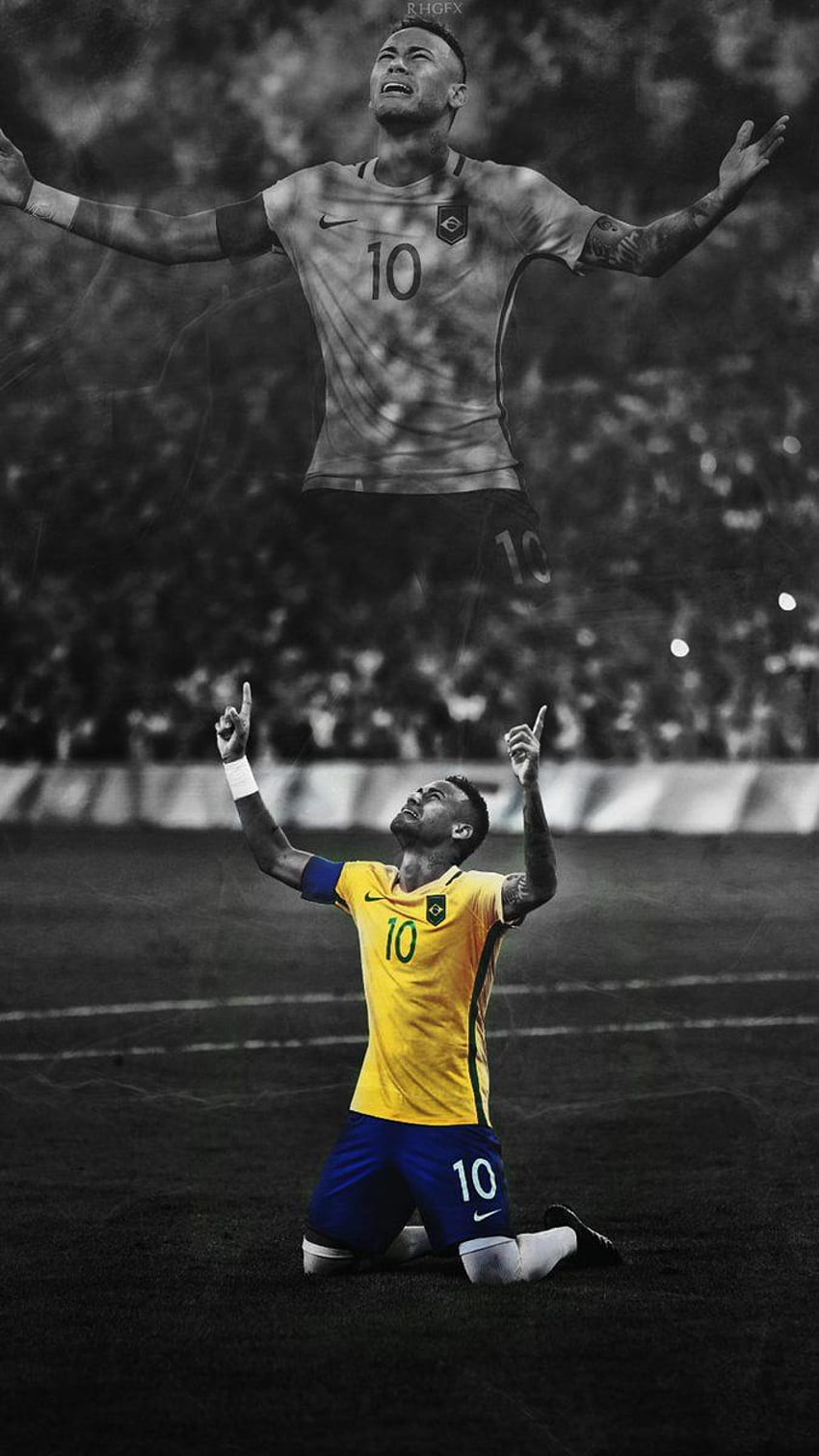 Neymar iPhone Brésil Fond d'écran de téléphone HD