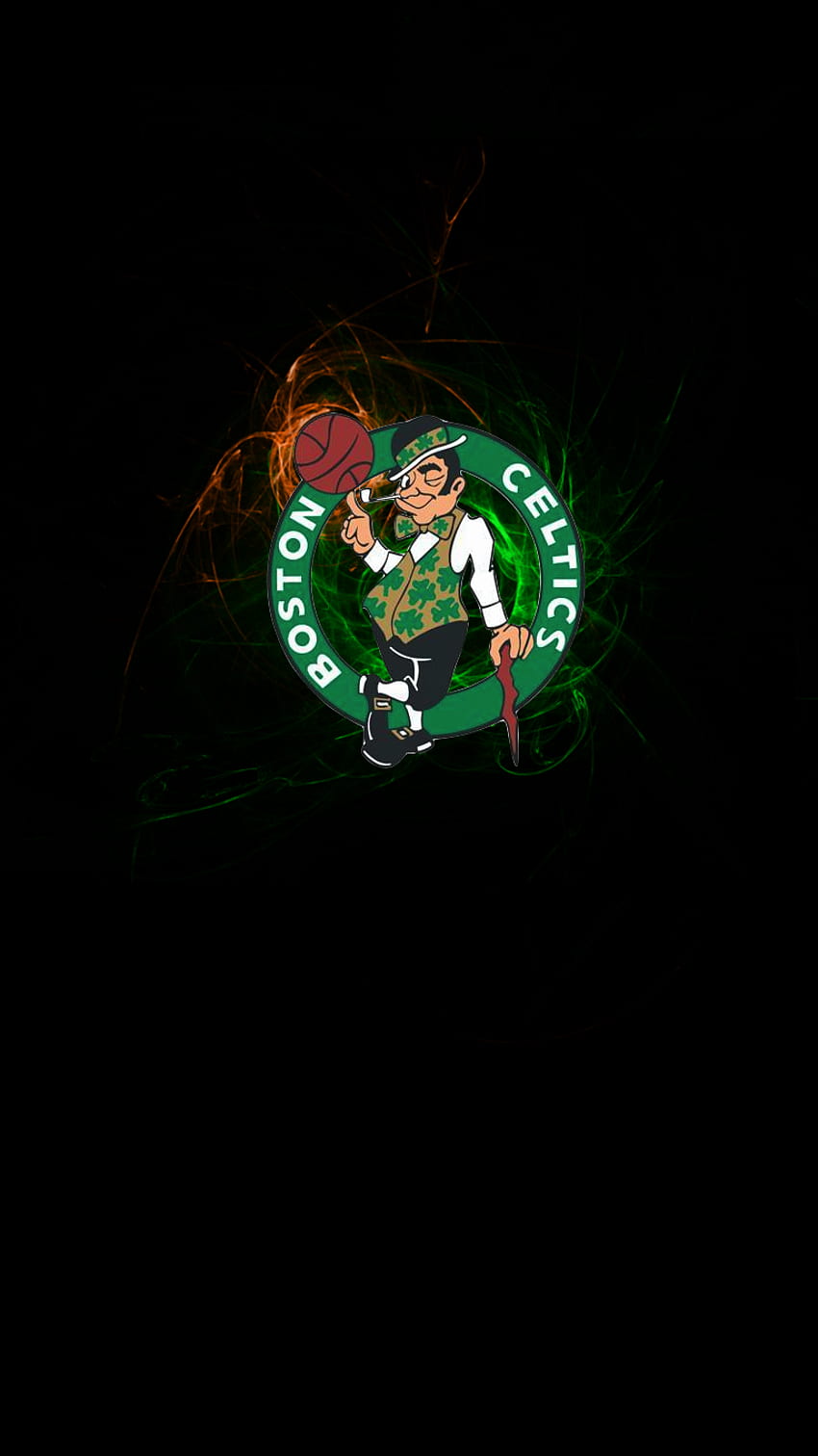 Bannières Boston Celtics. iPhone 3D 2021, logo Boston Celtics Fond d'écran de téléphone HD