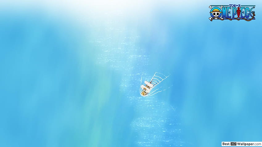 One Piece - Thousand Sunny, Pirate Ship, Ocean HD wallpaper