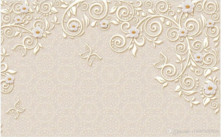 Duvarlar İçin Özel 3D Duvar leri Elmas İnci Çiçeği Romantik Güzel Avrupa TV Arkaplan Duvar Kağıtları Ev Dekorasyonu R15907037876, $8.97, İnciler ve Elmaslar HD duvar kağıdı