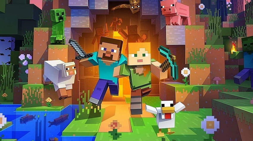Minecraft's Java and Bedrock Editions confirmed for release on Xbox Game Pass for PC, Mojang HD wallpaper