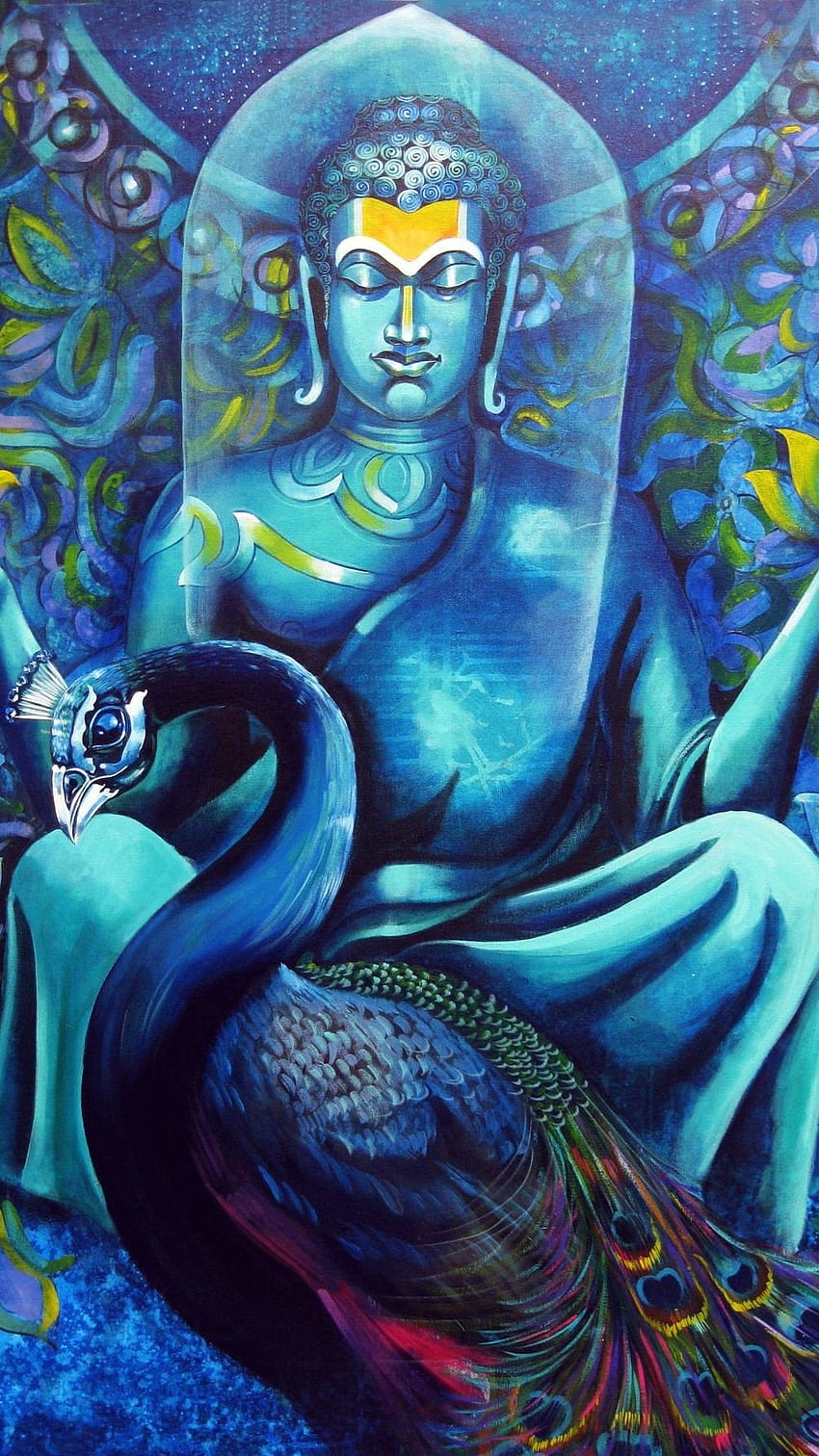 Buddha, Buddha Painting HD phone wallpaper