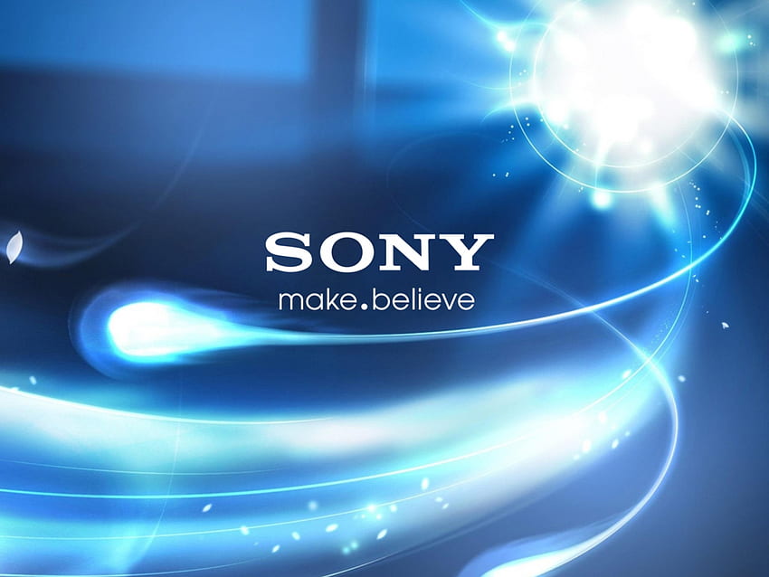 1080P Free download | Sony Make Believe Logo Blue Lights HD wallpaper ...