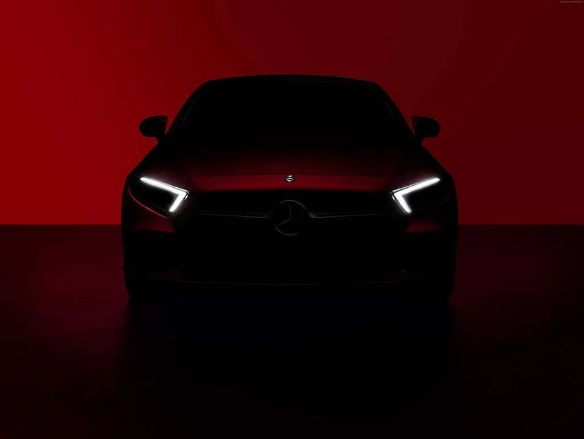 Mercedes Benz CLS 2018 Mobil Merah Wallpaper HD