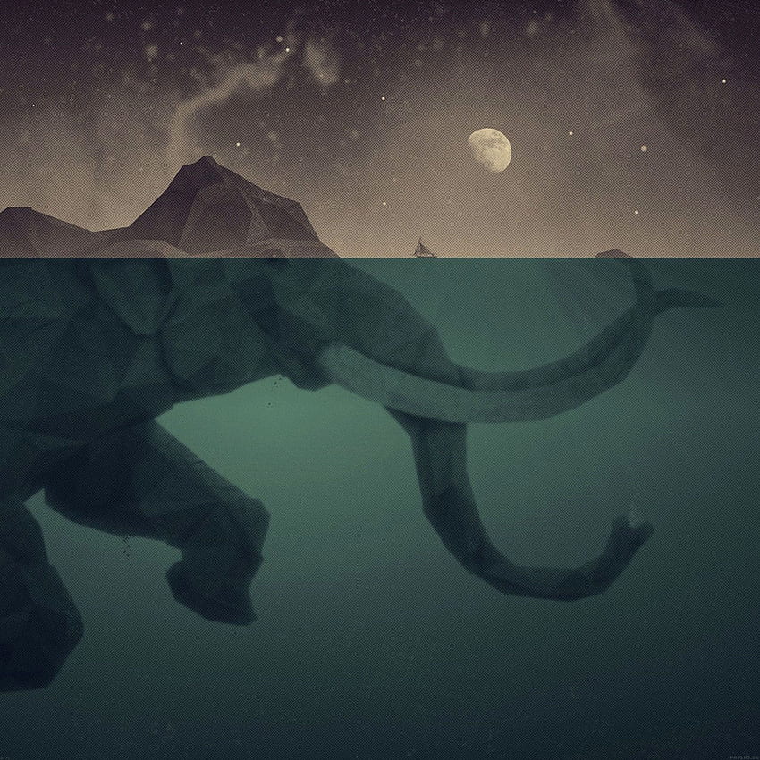 Illustrated animal kingdom for iPad and iPhone, Elephant iPad HD phone wallpaper
