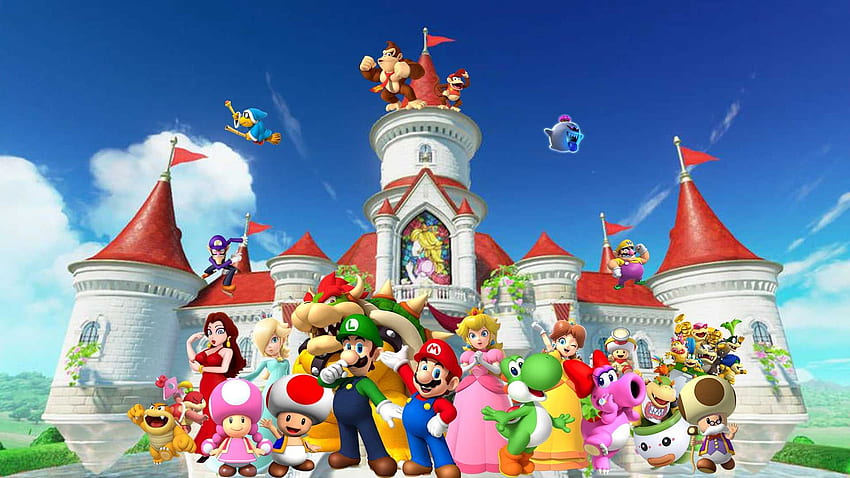 Mario , Mushroom Kingdom HD wallpaper
