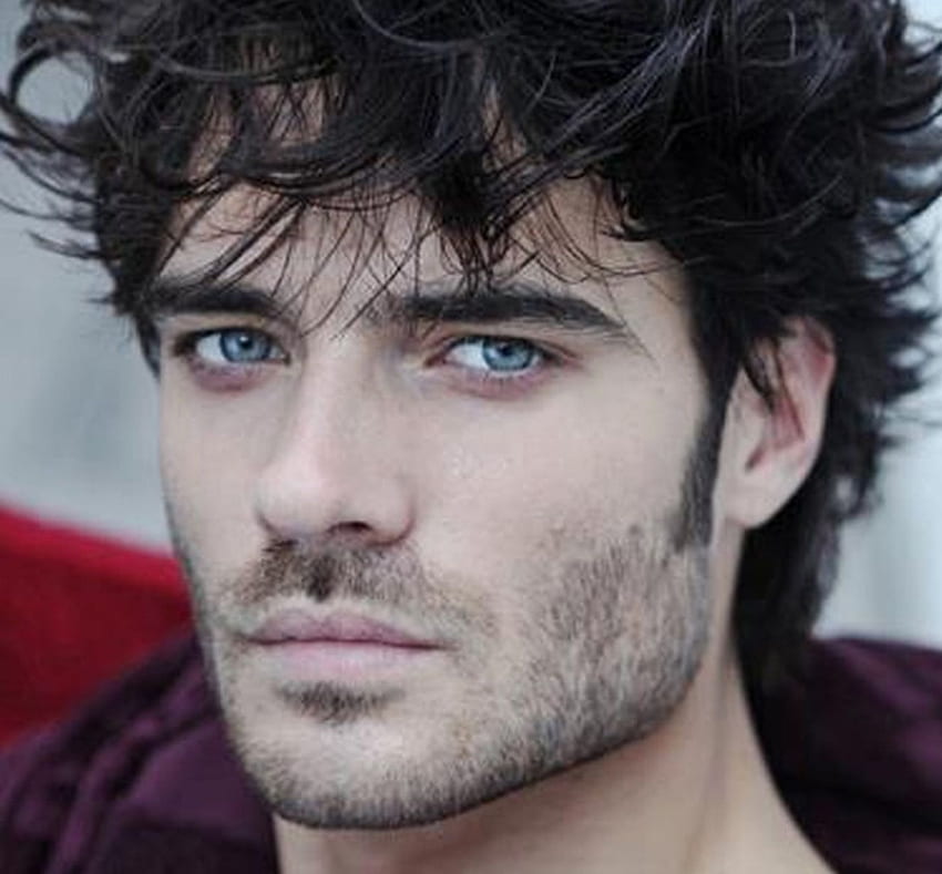 Giulio Berruti, visage, acteur, homme, italien Fond d'écran HD
