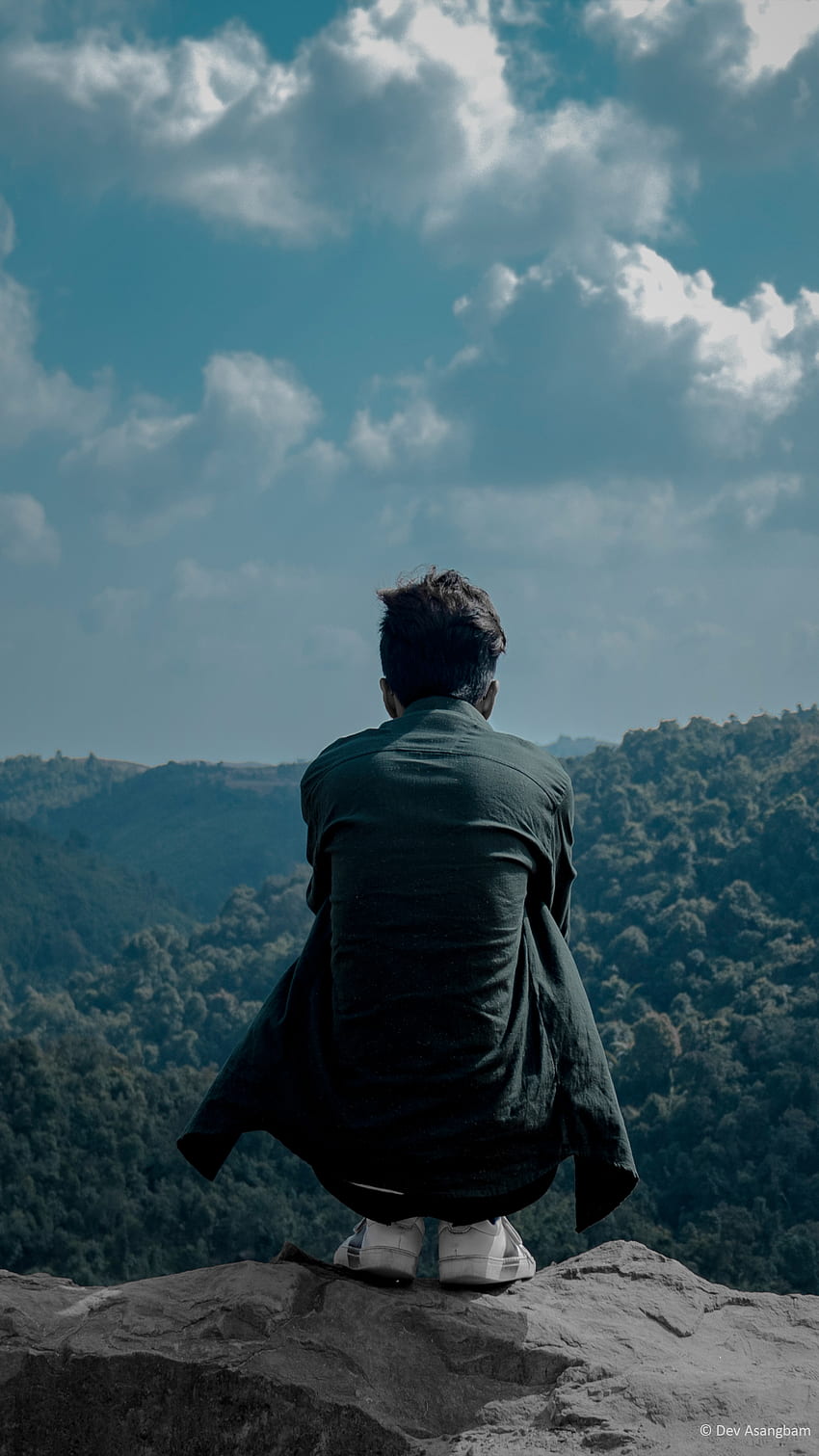 Hombre solitario meghalaya hills ultra móvil fondo de del teléfono | Pxfuel