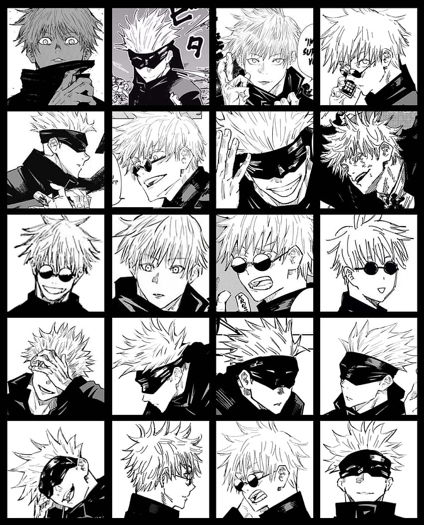 Satoru Gojo Jujutsu Kaisen Collage Estética. Jujutsu, Anime manga, Anime estético fondo de pantalla del teléfono