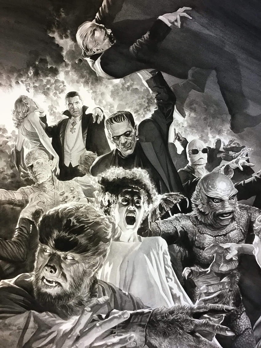 Universal monsters ideas. horror art, universal monsters, horror movie art, Universal Classic Monsters HD phone wallpaper