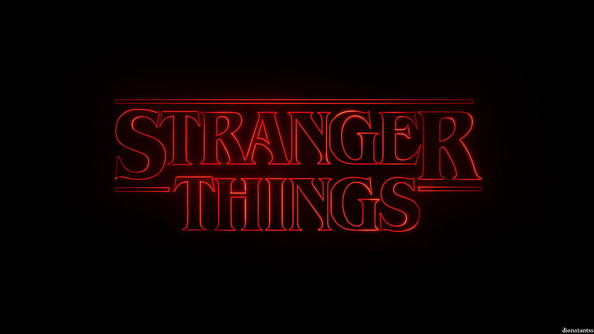 Stranger Things Logo, Stranger Things Minimalist HD wallpaper
