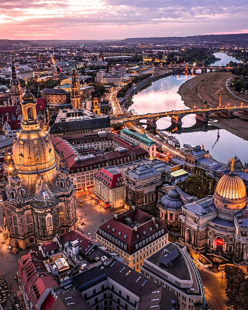 Dresden Alemanha, nuvem, céu Papel de parede de celular HD