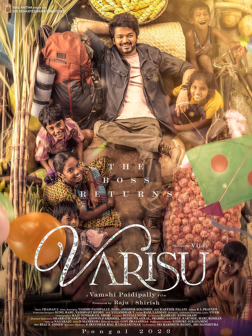 Varisu Vijaythalapathi, Kunst, Varishu, Organismus, Poster, Vijay HD-Handy-Hintergrundbild