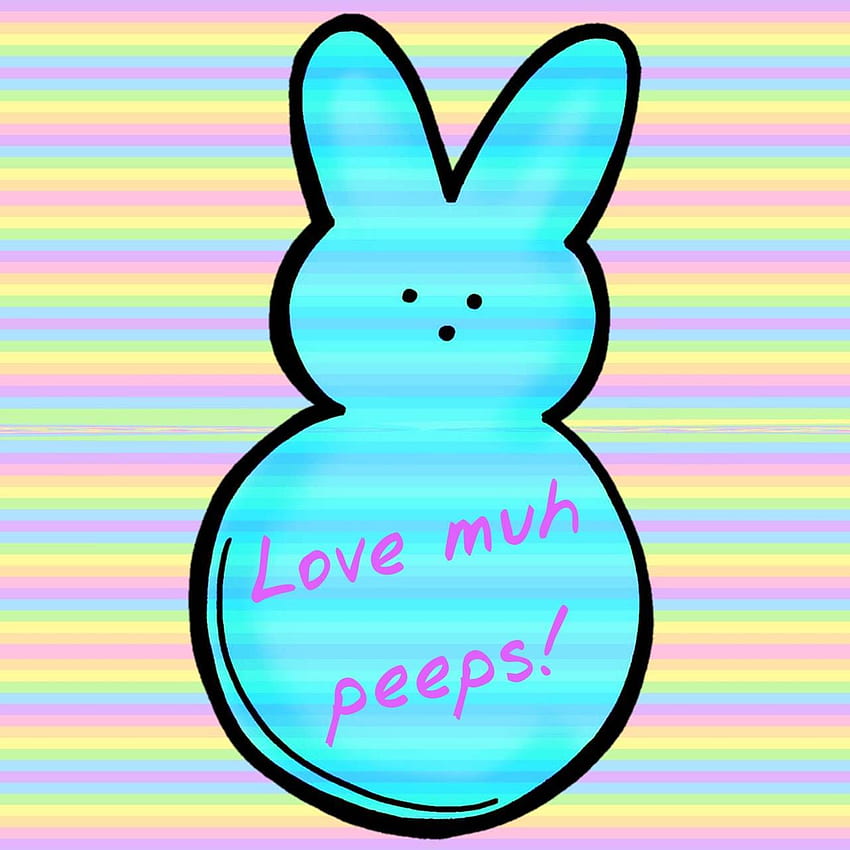 Easter Peeps HD phone wallpaper