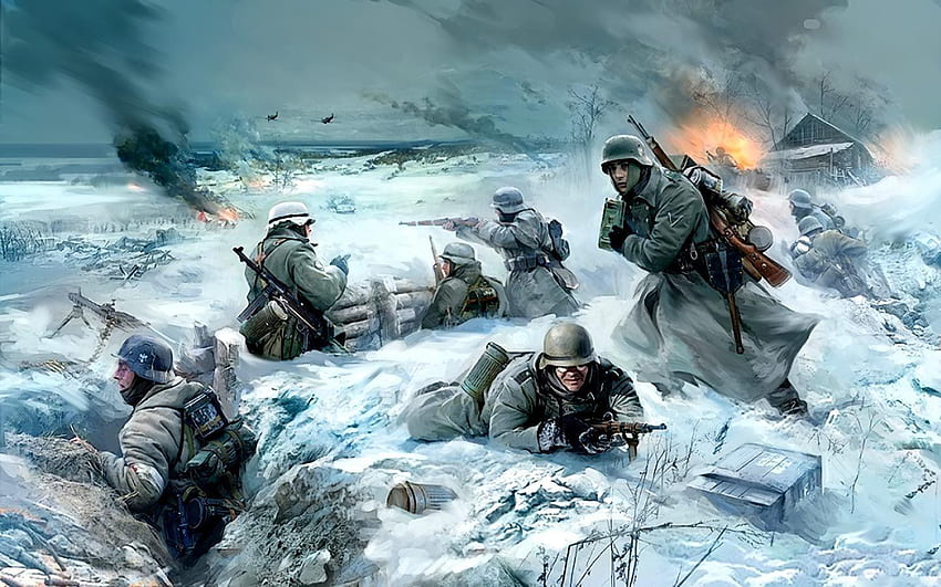 Guerra de Inverno 2ª Guerra Mundial, Segunda Guerra Mundial papel de parede HD