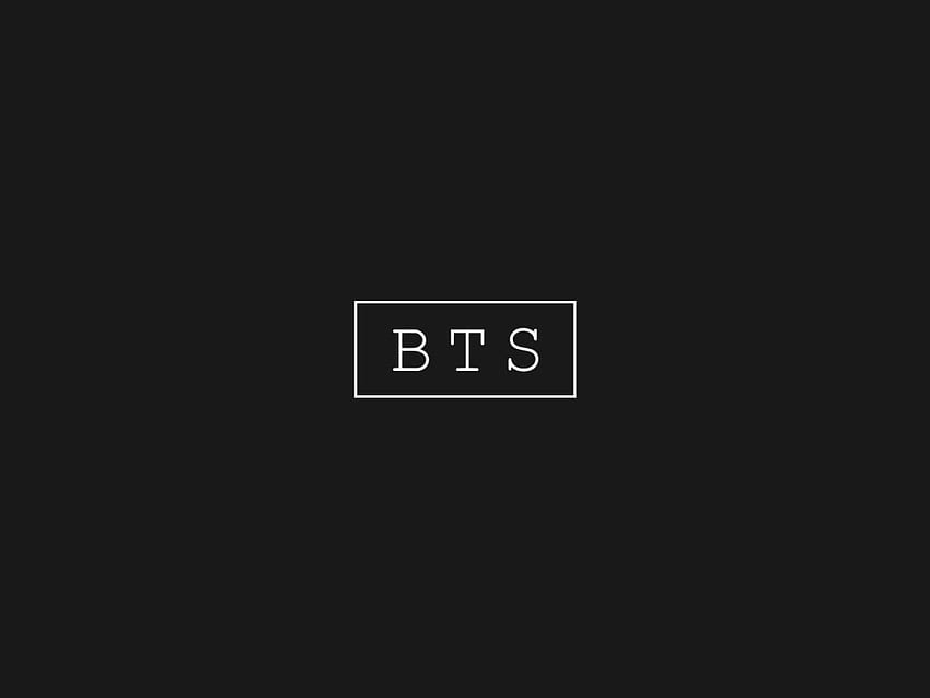 Aesthetic Black BTS • For You, BTS Horizontal HD wallpaper