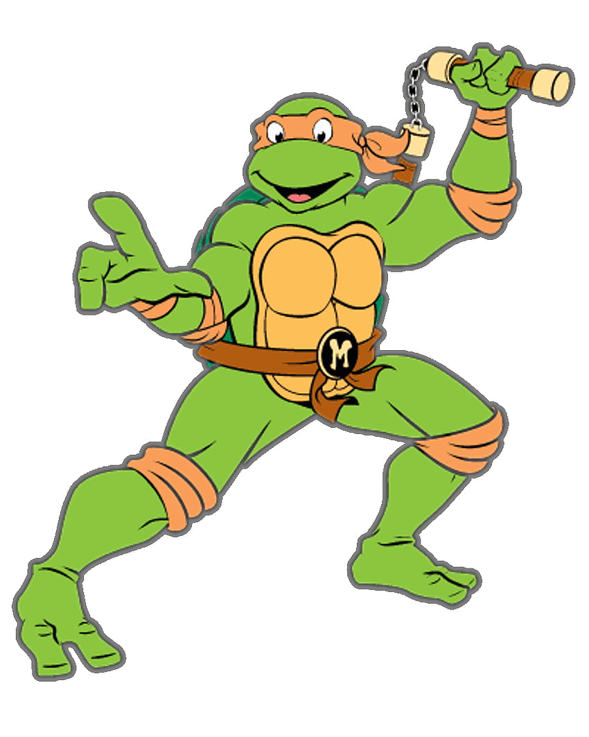 Bohaterowie kreskówek. Kreskówka Żółwie Ninja, nastoletnie zmutowane żółwie ninja, żółw ninja Donatello Tapeta na telefon HD