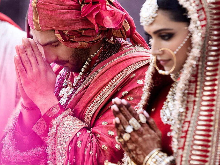 Deepika Padukone ve Ranveer Singh düğün , evlilik , , , video: Bu paha biçilmez anlar sizi suskun bırakacak, Ranveer Deepika HD duvar kağıdı