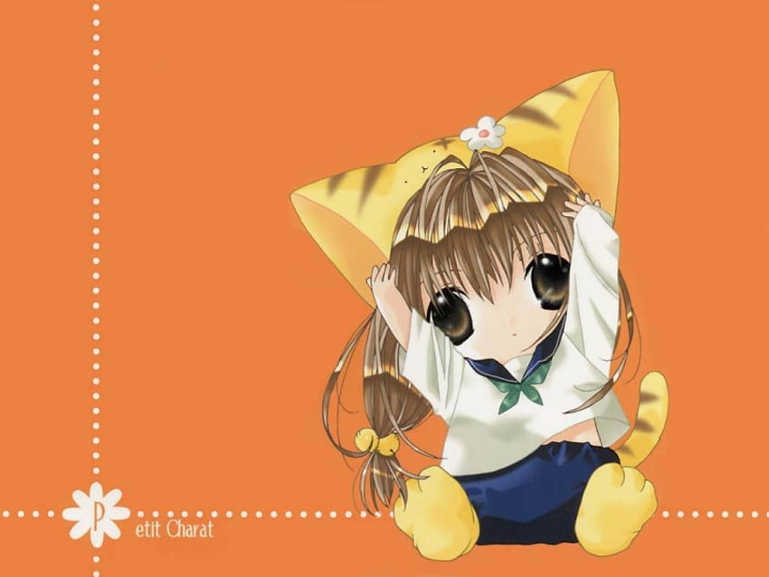 Di Gi Charat, cute, girls, anime HD wallpaper