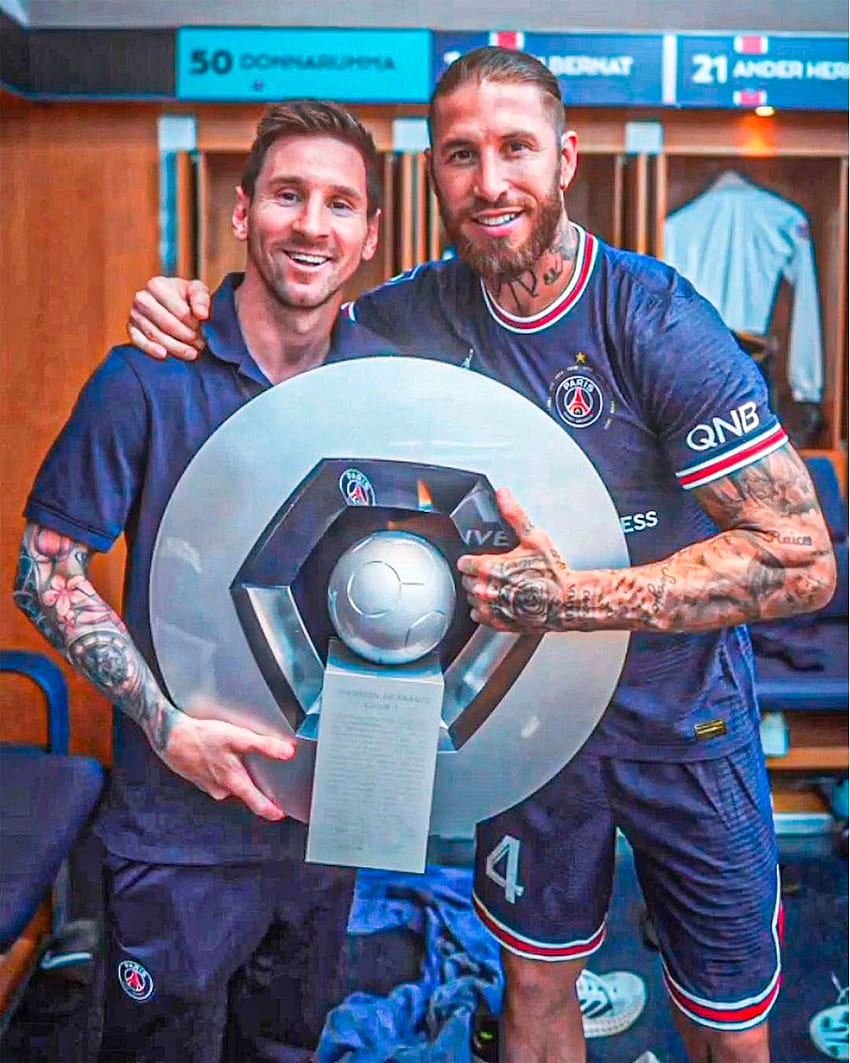 Messi & Sergio Ramos, automotive_design, odzież robocza, PSG, Francja, piłka nożna Tapeta na telefon HD