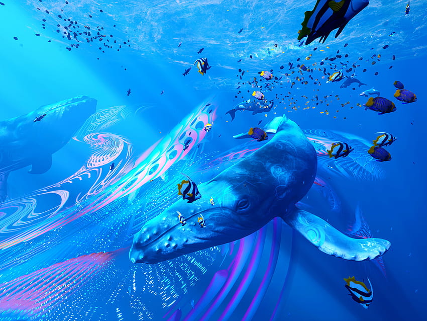 Thử thách sự sáng tạo của bạn với bộ sưu tập Underwater Creature Art Wallpaper. Trang trí điện thoại của bạn với những hình nền mỹ thuật về động vật dưới nước sẽ khiến bạn cảm thấy như đang sống trong một thế giới thần tiên.