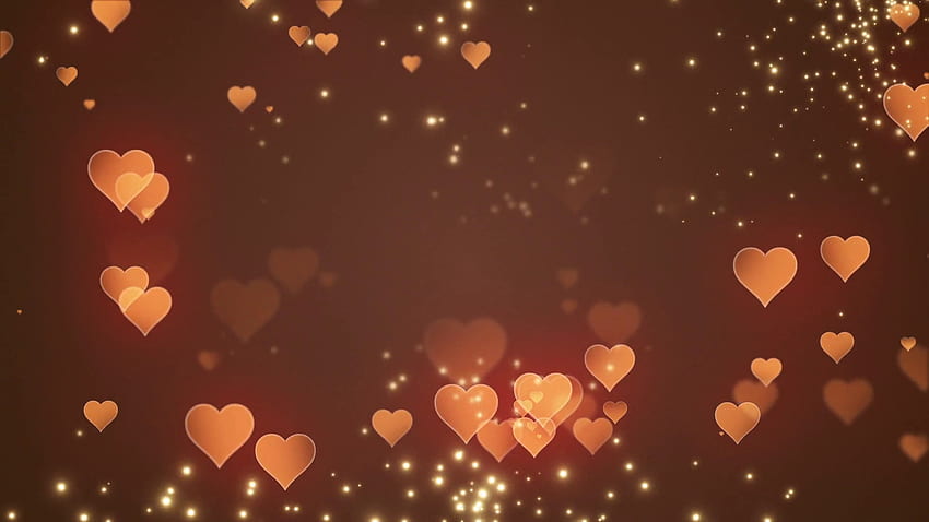 Mengambang Little Hearts Glowing Twinkling Sparkling - Partikel Lucu Cahaya Berkilau Latar Belakang - & Latar Belakang Wallpaper HD