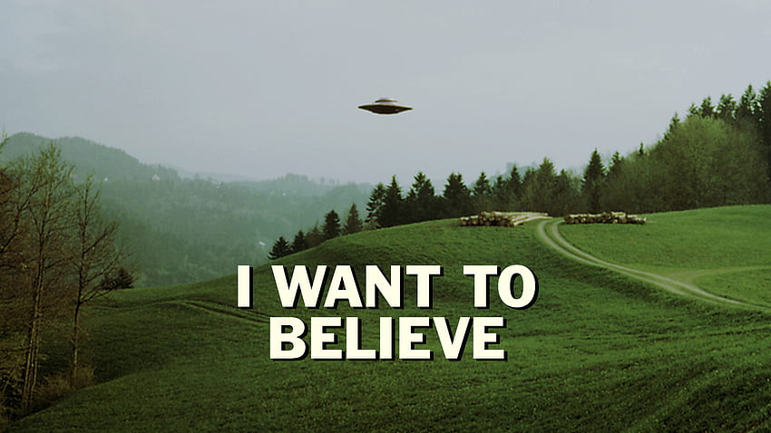 X files I want to believe. 1920 × 1080 : HD wallpaper